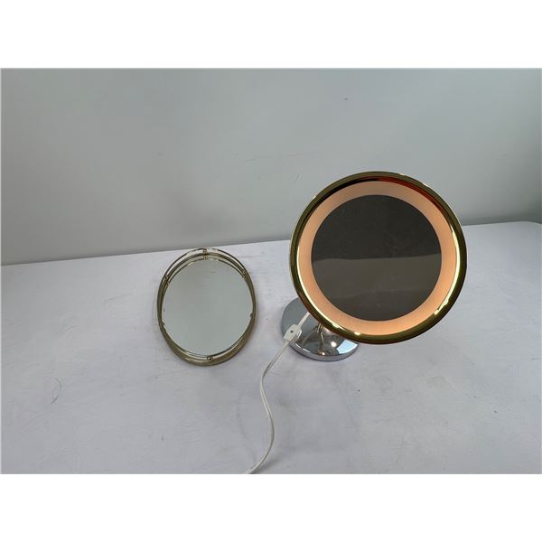 Make up mirror with light
