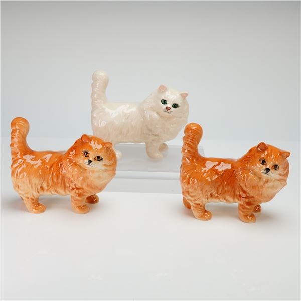 3pc Royal Doulton Persian Cat Figurines