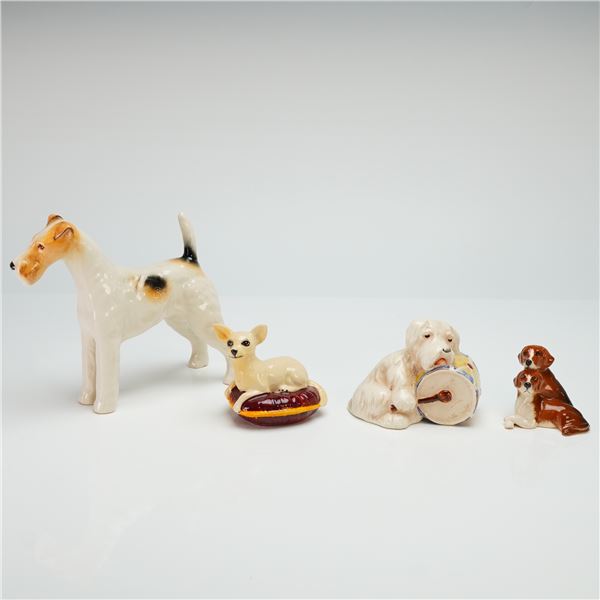 4pc Beswick Porcelain Dog Figurines