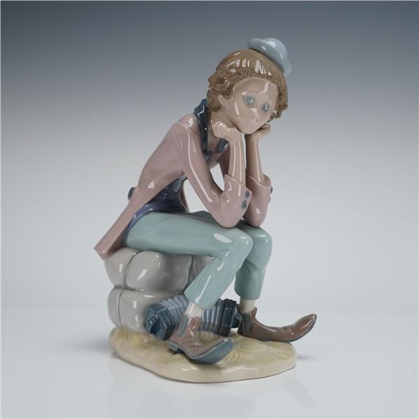Lladro Porcelain Figurine, Thinking Clown (01005058)