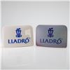 Image 1 : Two Lladro Porcelain Dealer Display Plaques