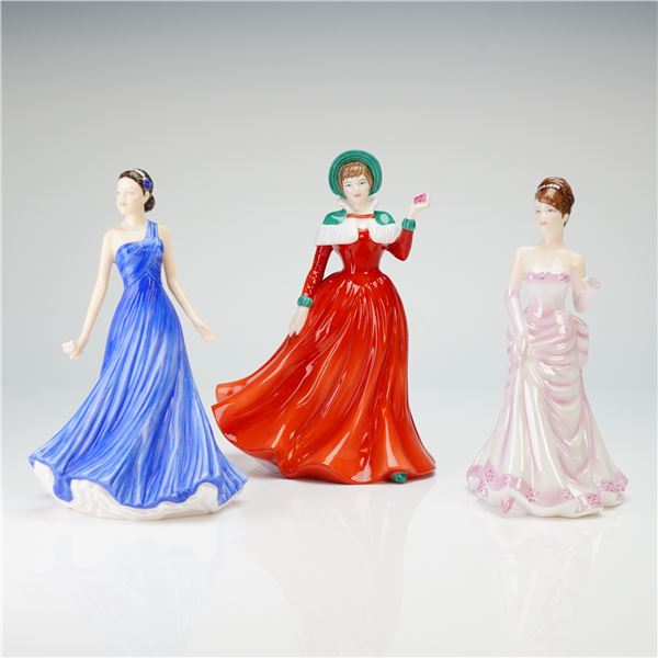 3pc Royal Doulton Petite Figurines- HN4589, 5453 & 5670