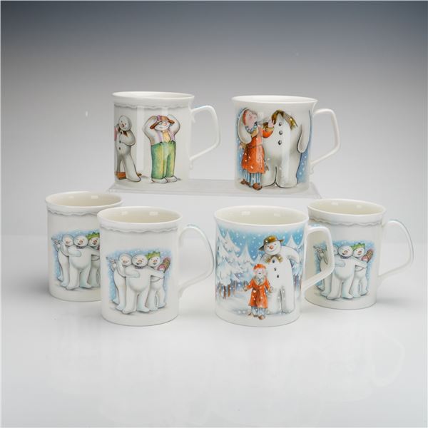 6pc Royal Doulton The Snowman Gift Collection Bone China Mugs