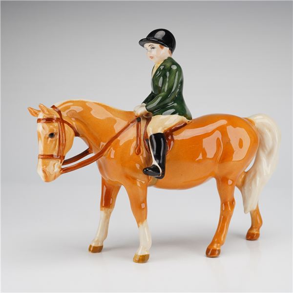 Beswick Boy On Pony Model No. 1500 Equestrian Figurine