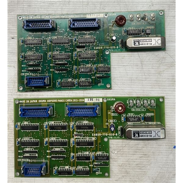 (2) Okuma #E4809-770-010-B / 1911-1554-77-194 OSP5000 Panex Card4