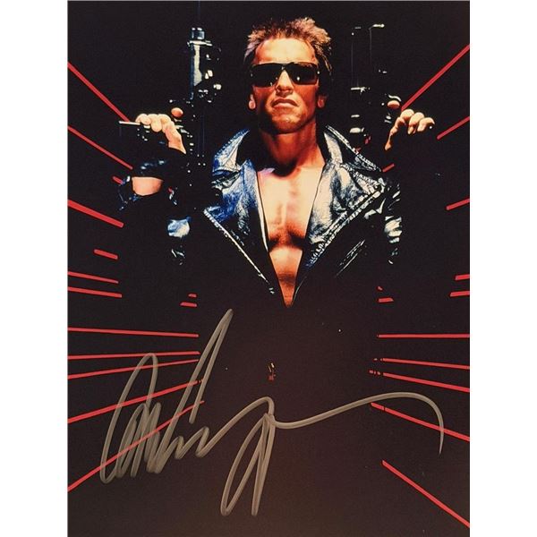 The Terminator Arnold Schwarzenegger signed movie photo