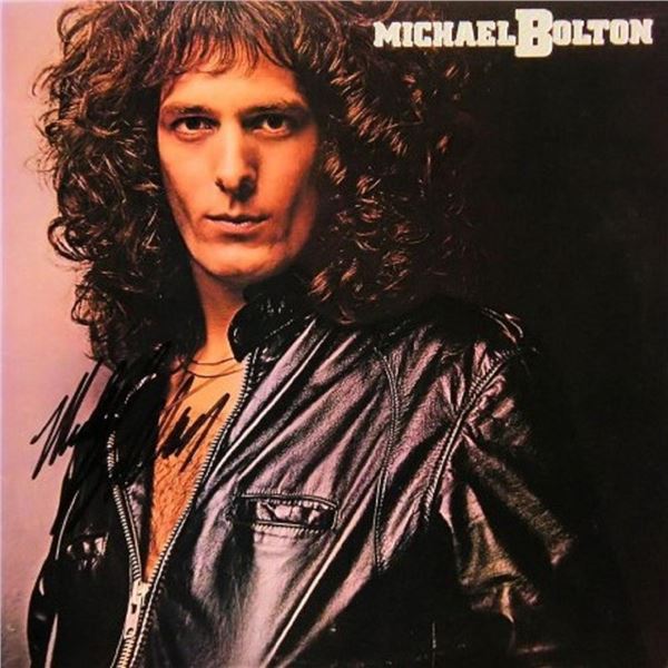 Michael Bolton signed debut album "Michael Bolton"