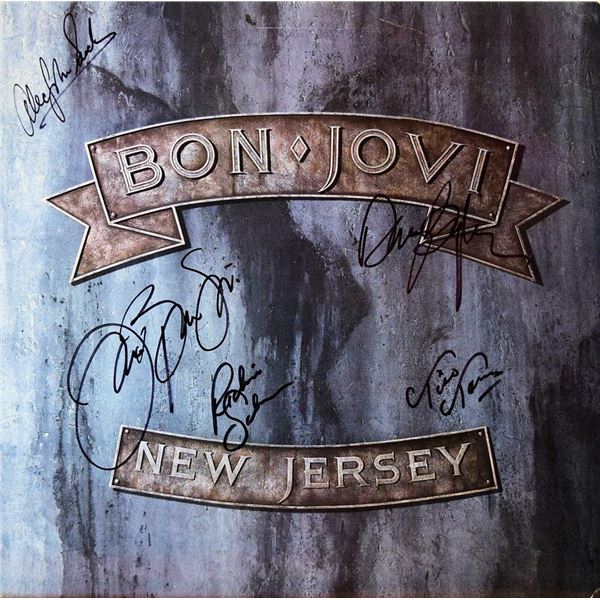 Bon Jovi signed New Jersey album
