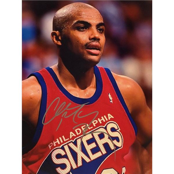 Philadelphia 76ers Charles Barkley signed photo