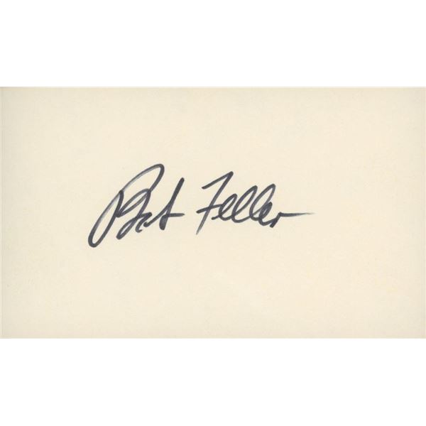 Bob Feller original signature