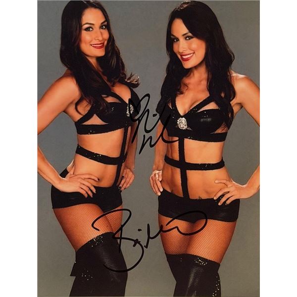 WWE The Bella Twins Signed Photo