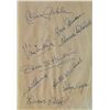 Image 1 : Gone With The Wind cast signed strip
