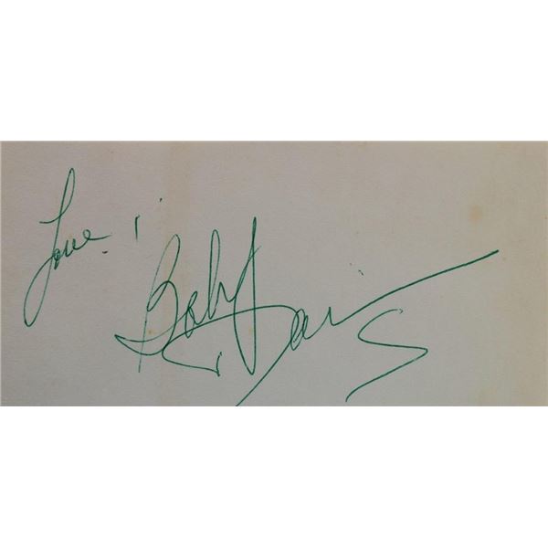 Bobby Darin signed slip
