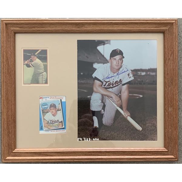 Harmon Killebrew signed photo collage