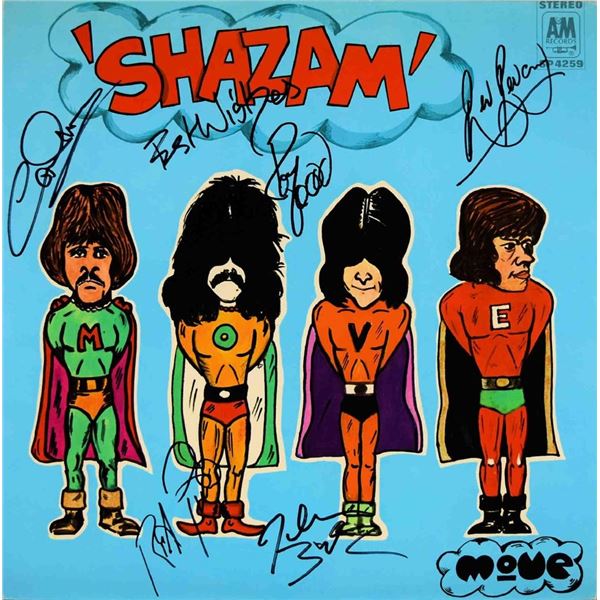 The Move Shazam band signed album