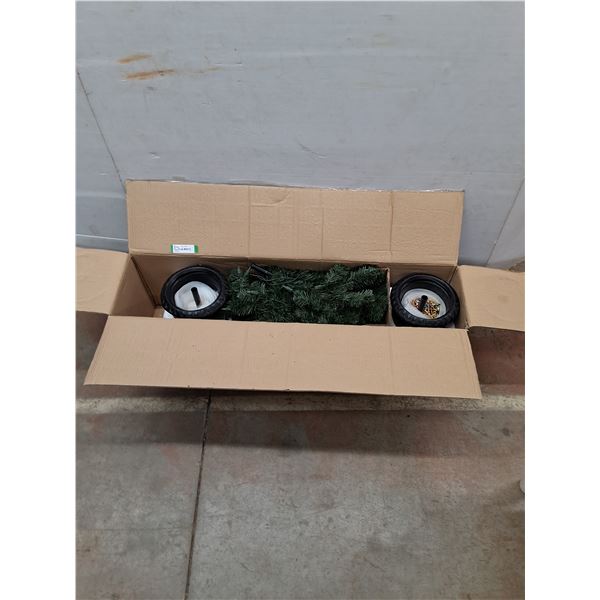 * "Holiday Living" 4' Electrified Christmas Tree - Consignor Says Works - 41x9x12" Box - Cannot Ship