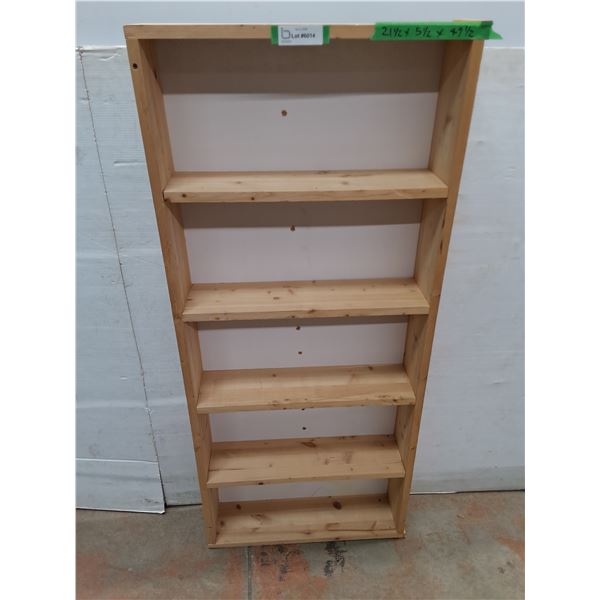 * Custom Made Wooden Media Shelf - Cannot Ship