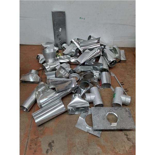 * Assorted Sheet Metal 5" & 6" Venting & Duct Work - Cannot Ship