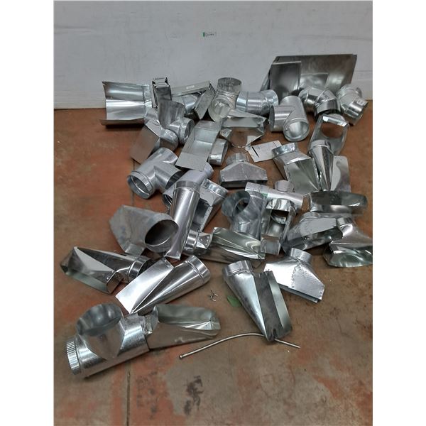 * Assorted Sheet Metal 5" & 6" Venting & Duct Work - Cannot Ship