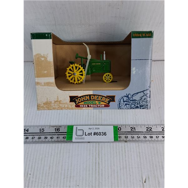 1:43 1935 John Deere Model "B" Tractor