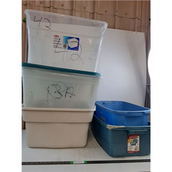 *Mix & Mismatched Storage Tubs Up to 23"x13" ( cannot ship, as is)