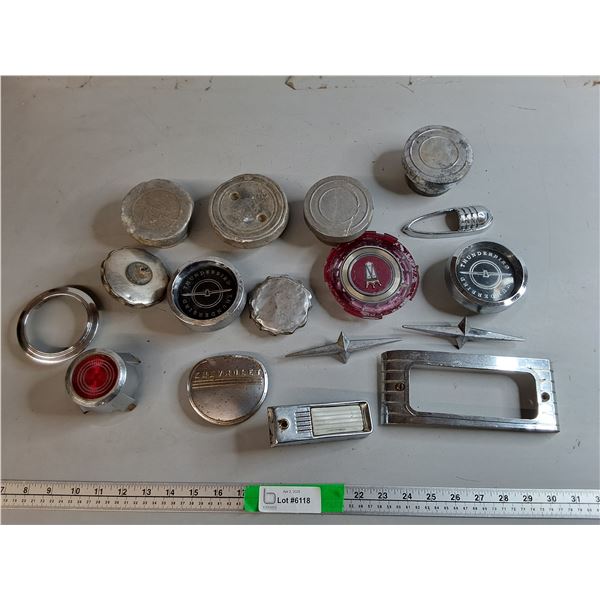 Vintage Rad Caps, Hub Caps & Centres, Interior Lamps, Misc.