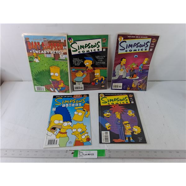 (5) Bart/Simpsons Comics