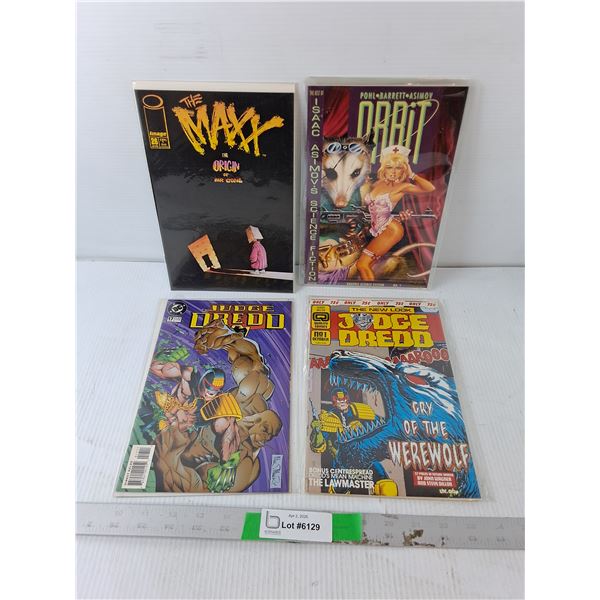 (4) Comics- The Maxx, Orbit, Judge Dredd