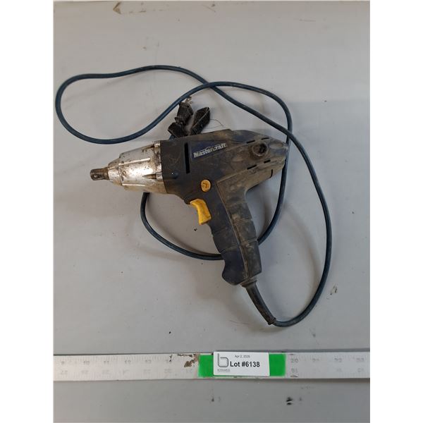 Mastercraft Impact Wrench- Powers On
