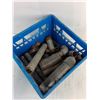 Image 3 : Milk Crate of Assorted Metal Pipe Pieces - Cannot Ship