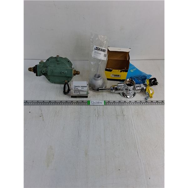 Gas Pressure Regulator,Actuator,Ventalarm,Flush Valve and Natural Gas Conversion Parts-as is