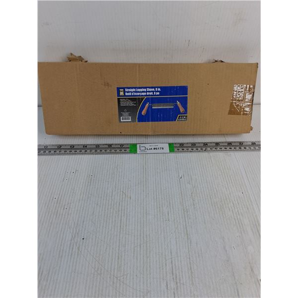 Power Fist Straight Logging Shave 8 in. (NIB)