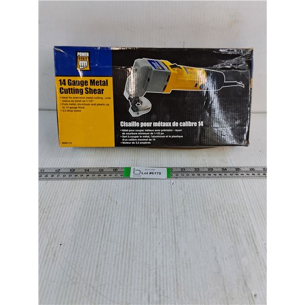 Power Fist 14 Gauge Metal Cutting Shear (NIB)