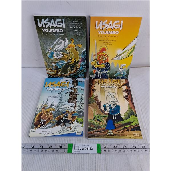 (4) Volumes of Usagi Yojimbo-#10,11,17 and 29