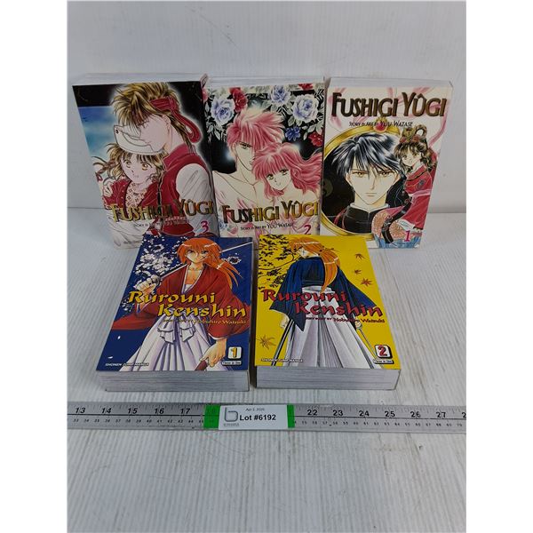 (3) Editions of Fushigi Yugi and (2) Rurouni Kenshin