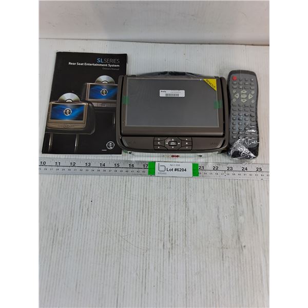 SL Series Rear Seat Entertainment System-untested-as is