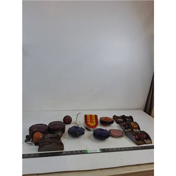 Vintage Automotive Lights, Clearance/Marker Lamps ( as is)