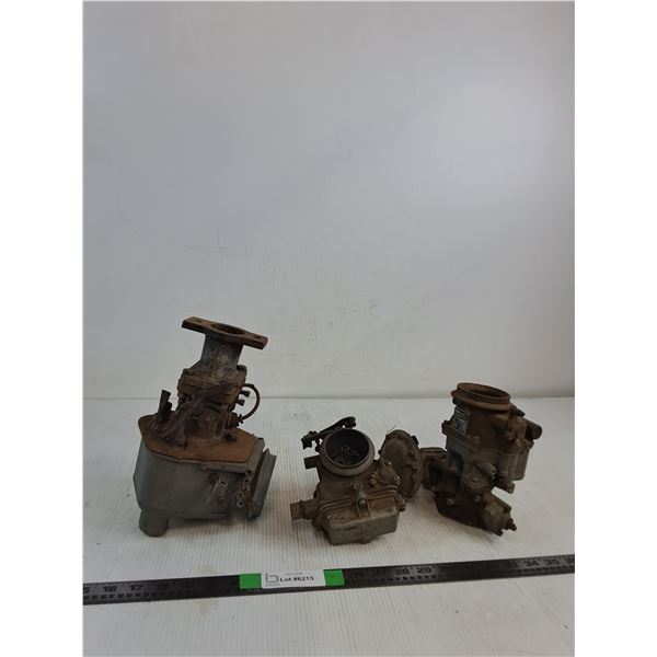 (3) Holly Carberators ( 1 different brand, as is) -CANNOT SHIP