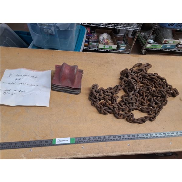Transport Chains, Load Binders,  Corner Caps ( cannot ship)