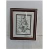 Image 2 : Bernie Brown Print " Small Wonders" In Frame 12"x10" ( cannot authenticate, as is)