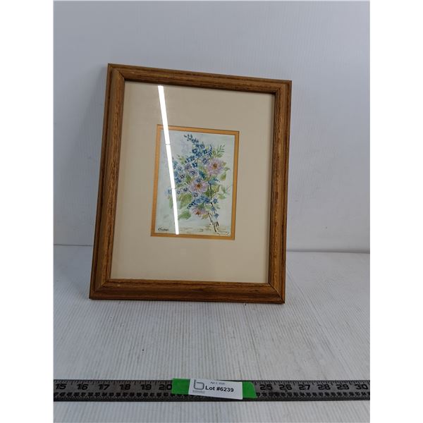 Painting in Frame 16"x14" ( as is, cannot ship)