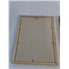 Image 2 : (3) Wall Art Decor- Animal Drawings 9"x7" ( as is, cannot authenticate)