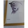 Image 3 : (3) Wall Art Decor- Animal Drawings 9"x7" ( as is, cannot authenticate)
