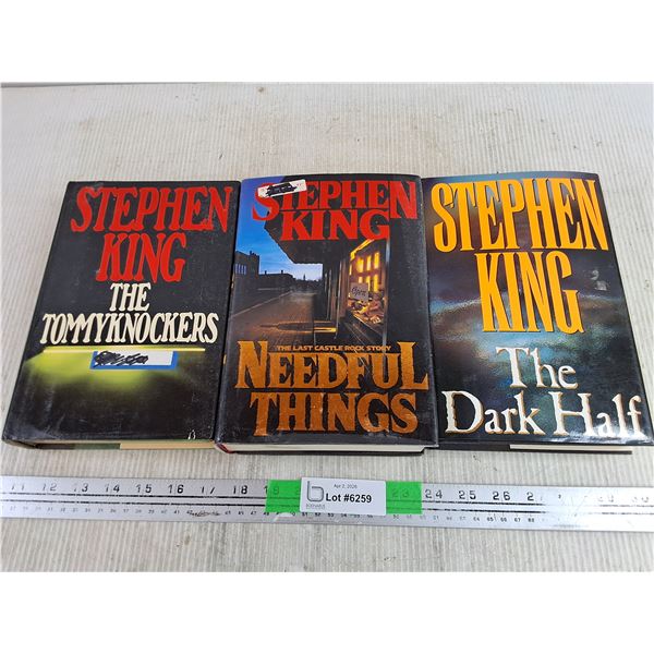 Stephen King Books - The Tommyknockers, Needful Things, The Dark Half