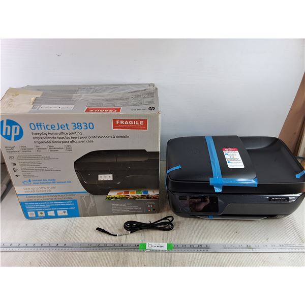 HP OfficeJet 3830 Printer - Powers On, As Is - PICK UP