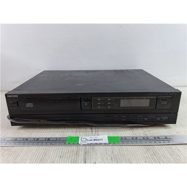Nikko Stereo Compact Disc Player - As Is - PICK UP