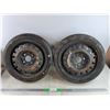 Image 1 : (2) T105/80D13 Spare Wheels - PICK UP ONLY