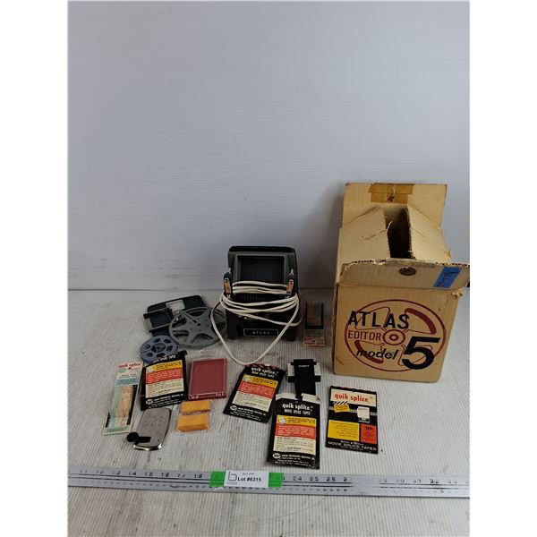Atlas Editor Viewer Model 5 & Accessories  - As Is