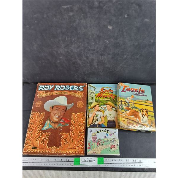 Little People Name Puzzle - Sealed, Story Books - Spin & Marty, Lassie & Roy Roger's