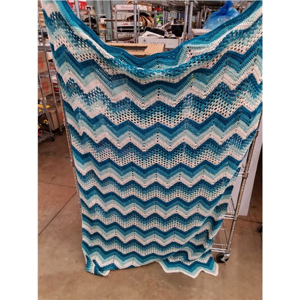Crochet Blanket 75" x 43"
